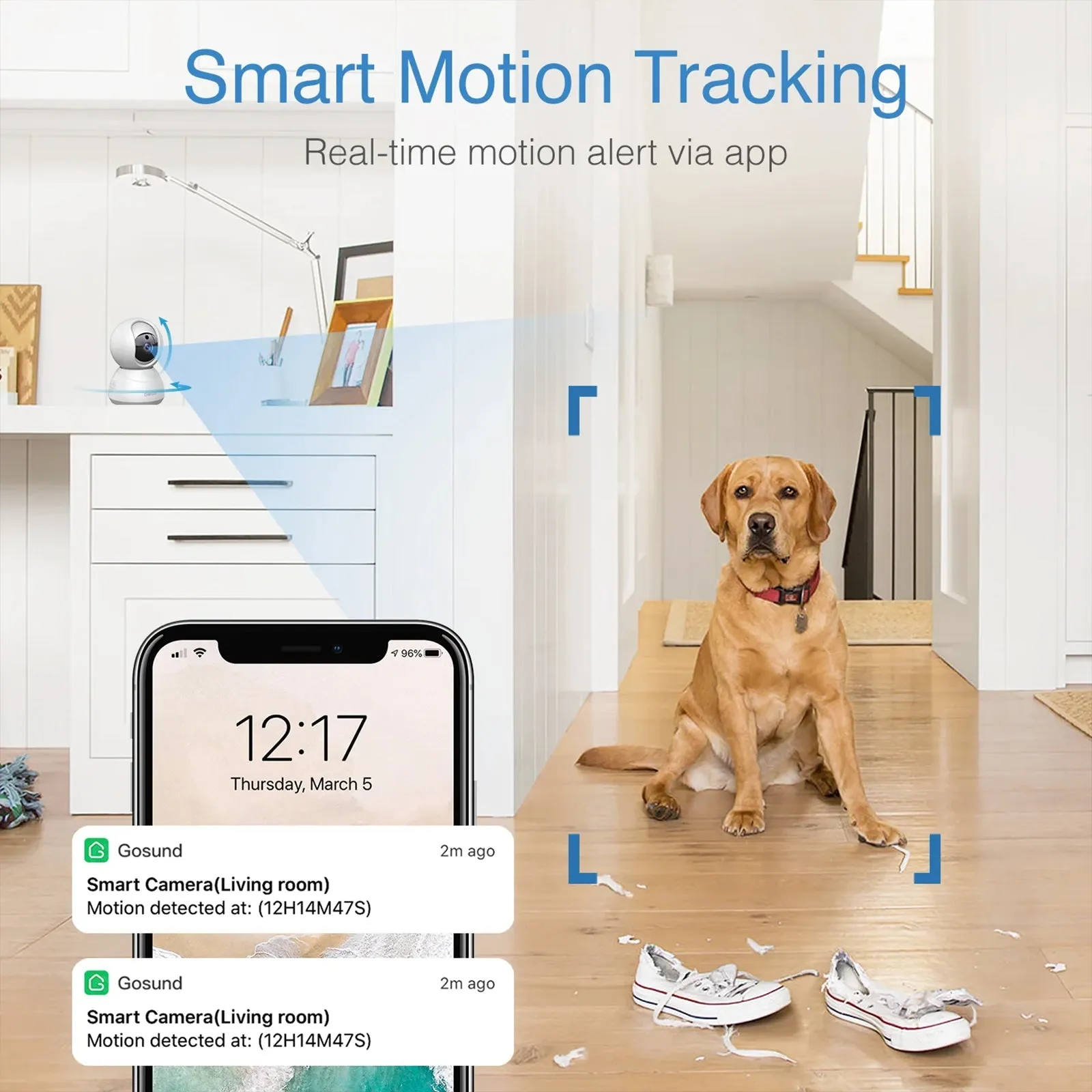 Home Security Camera 2K GHomeSmart® IPC8