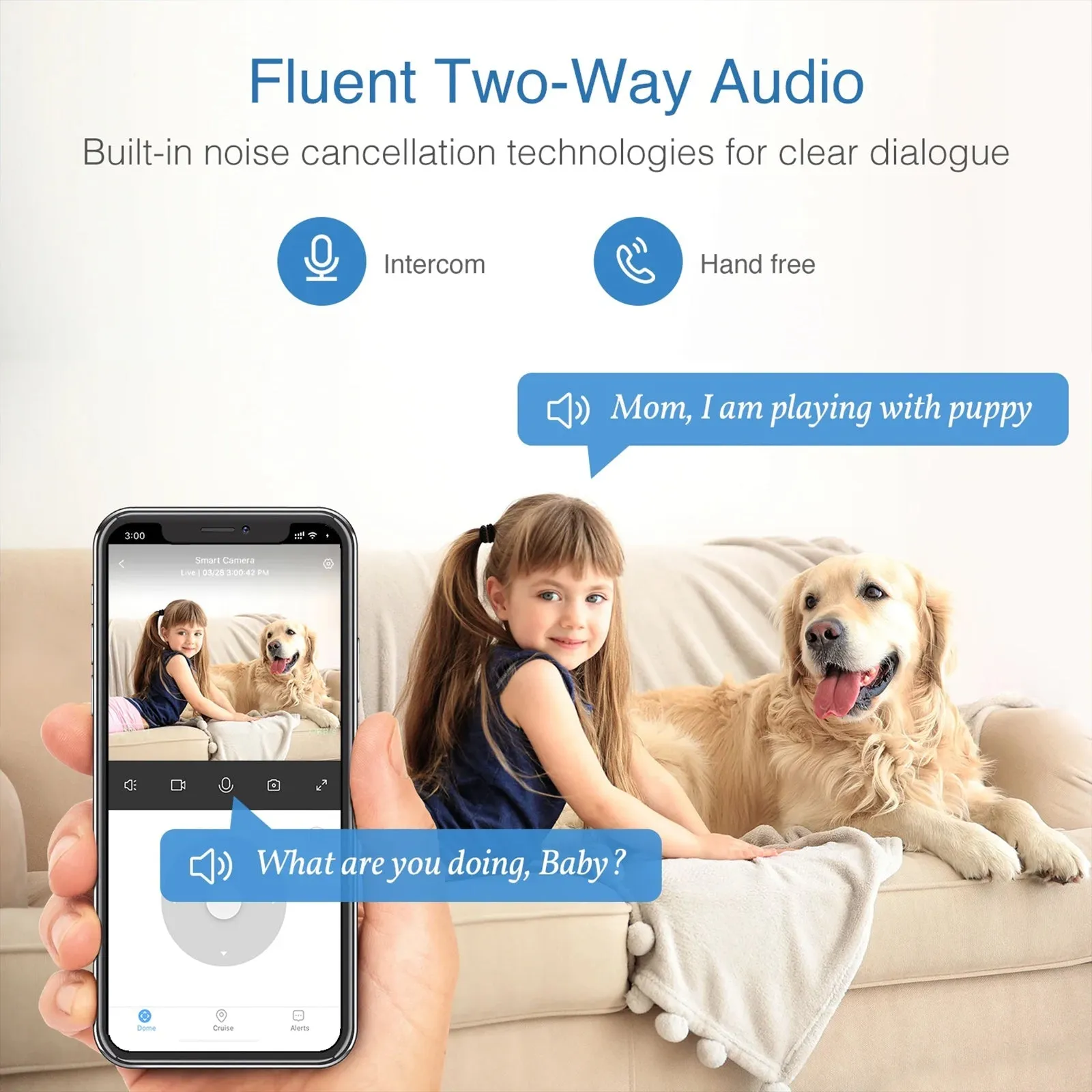 Home Security Camera 2K GHomeSmart® IPC8