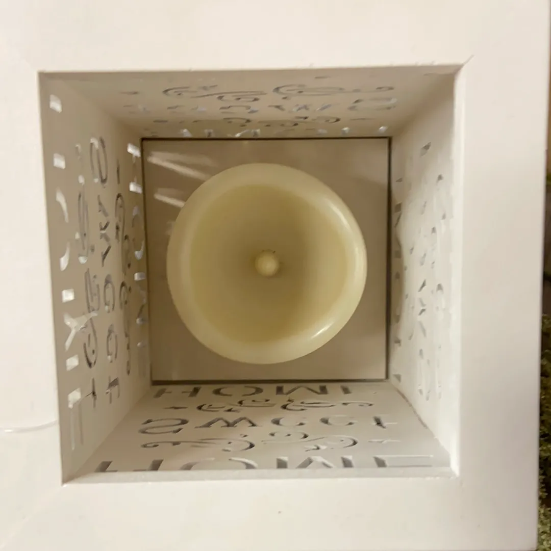 Home Sweet Home artificial candle holder