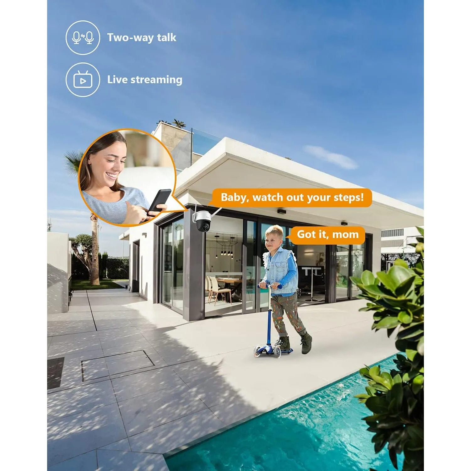 Imou Security Camera Outdoor with Floodlight and Sound Alarm  (Refurbished)