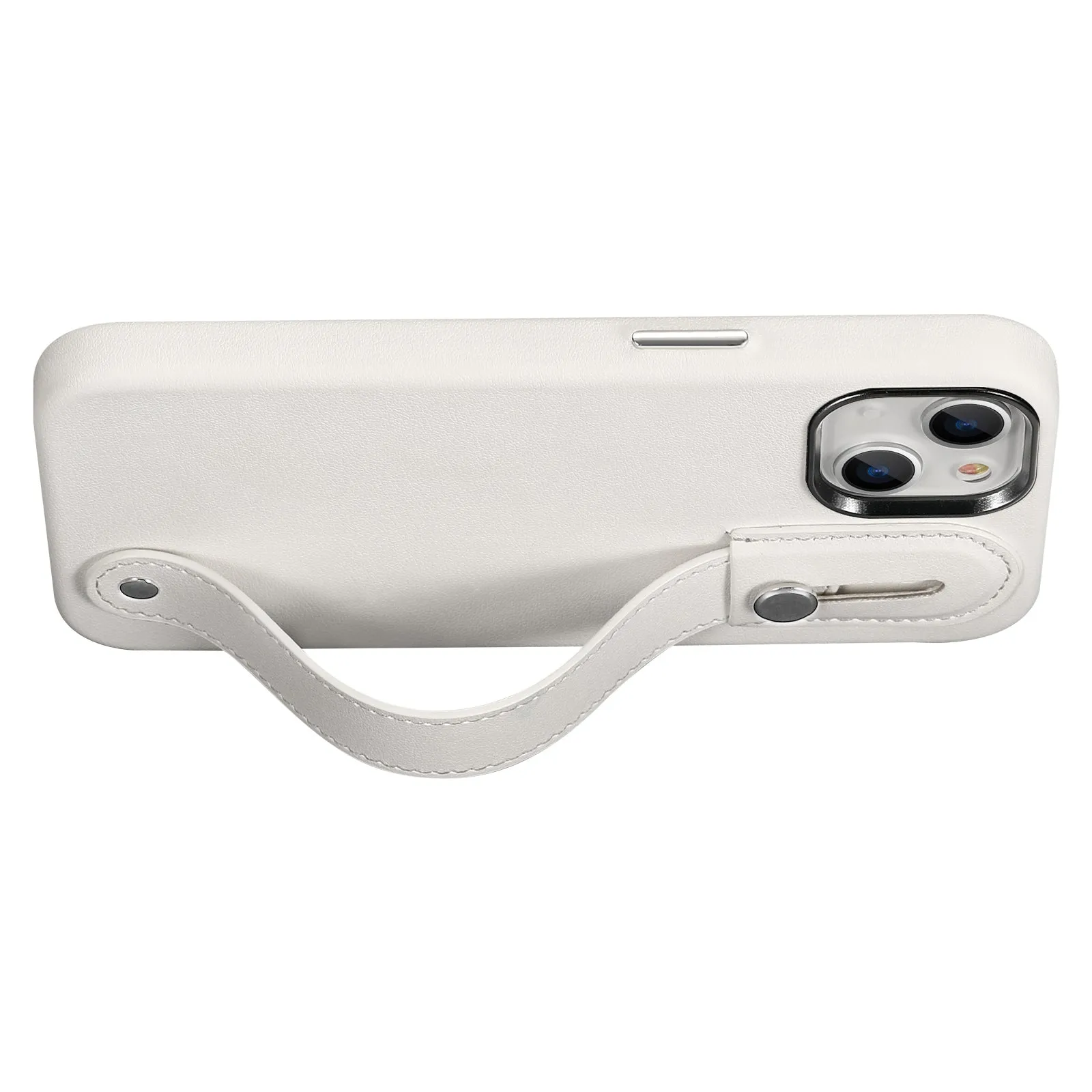 Indy Series Leather FingerGrip Case with Screen and Camera Protector - iPhone 15 Plus