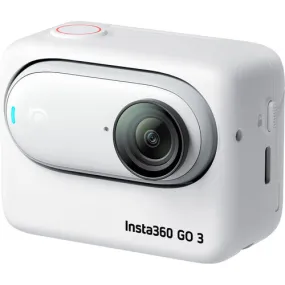 Insta360 GO3 (32GB) – Small & Lightweight Action Camera, Portable and Versatile, Hands-Free POV, Mount Anywhere, Stabilization, Multifunctional Action Pod, Waterproof, for Travel, Sports, Vlog