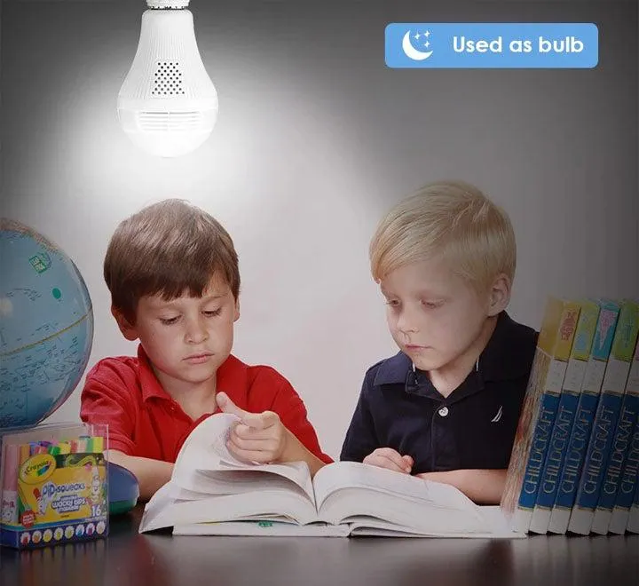 Intelligent Panoramic Wifi Light Bulb with Camera