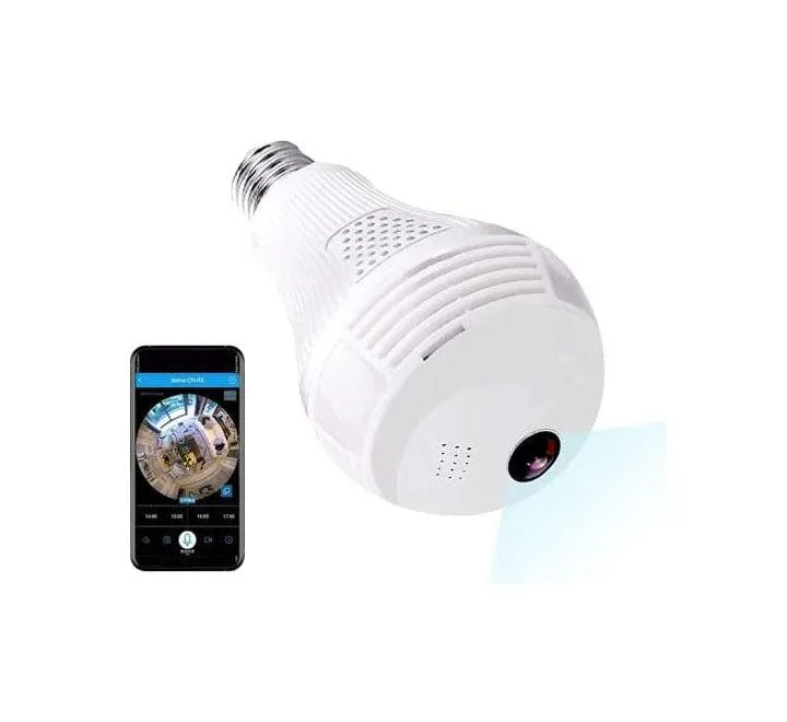 Intelligent Panoramic Wifi Light Bulb with Camera