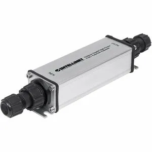 Intellinet Network Solutions Outdoor Gigabit High-Power PoE  Extender Repeater, Extends Range Beyond the 328 ft (100 m) Limit, Metal Housing, IP65