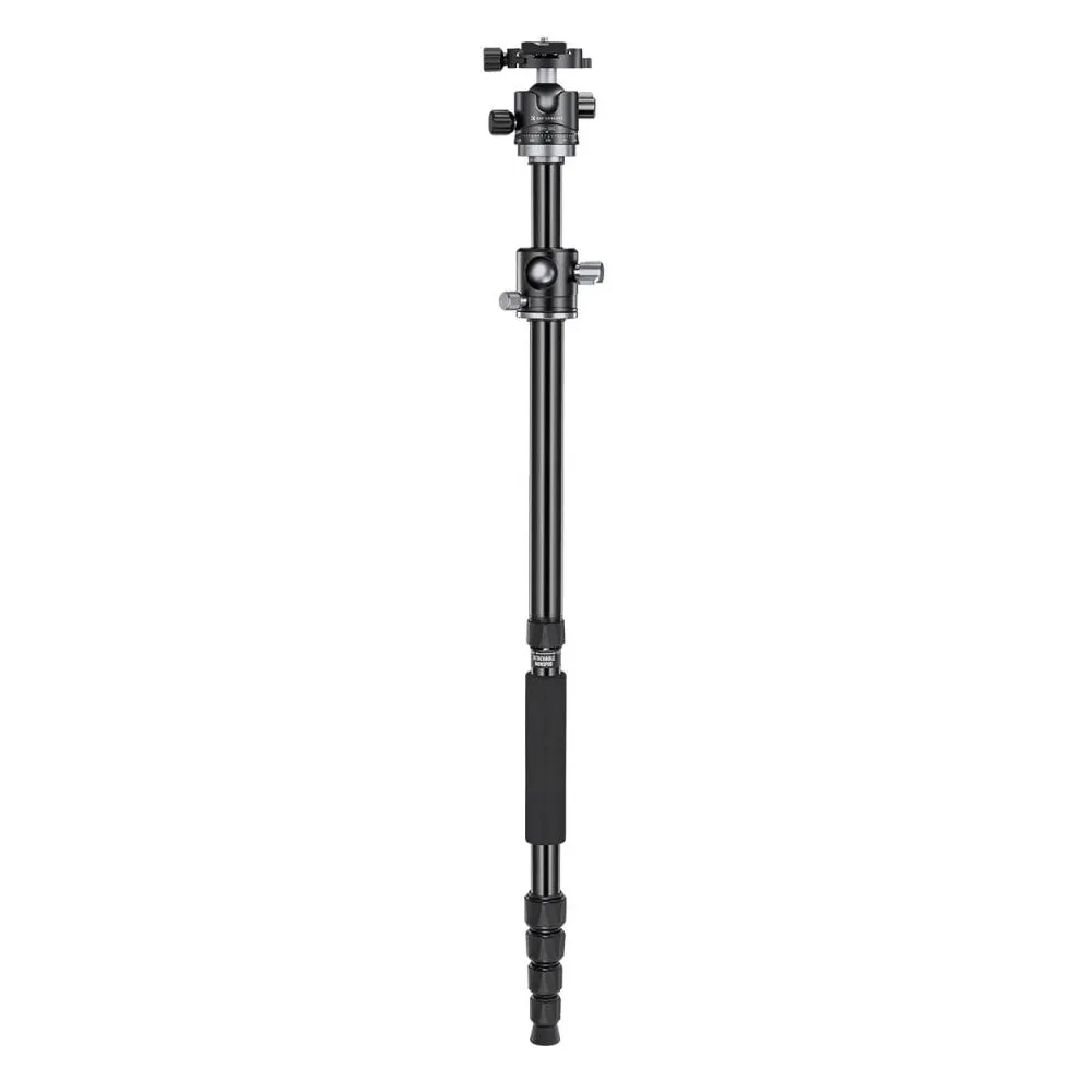 K&F Concept KF09 Series 2-in-1 Aluminum Multifunctional Camera Tripod Monopod Detachable 67 inches/1.7m Transverse Center with Inverted & Overhead Shooting, 12kg Load, Twist Lock, 32mm Metal Ball Head for DSLR Canon Nikon Sony | KF09-085V