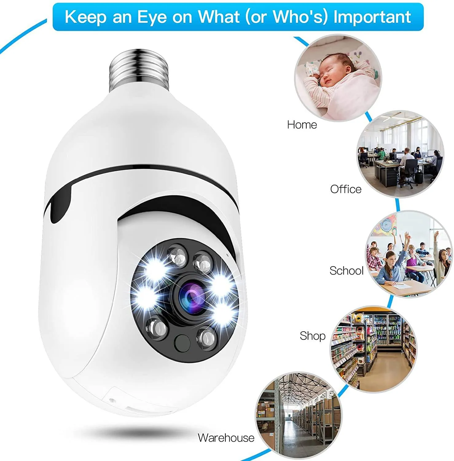 Optimized Title: Smart Keilini Lightbulb Security Camera with Advanced Features