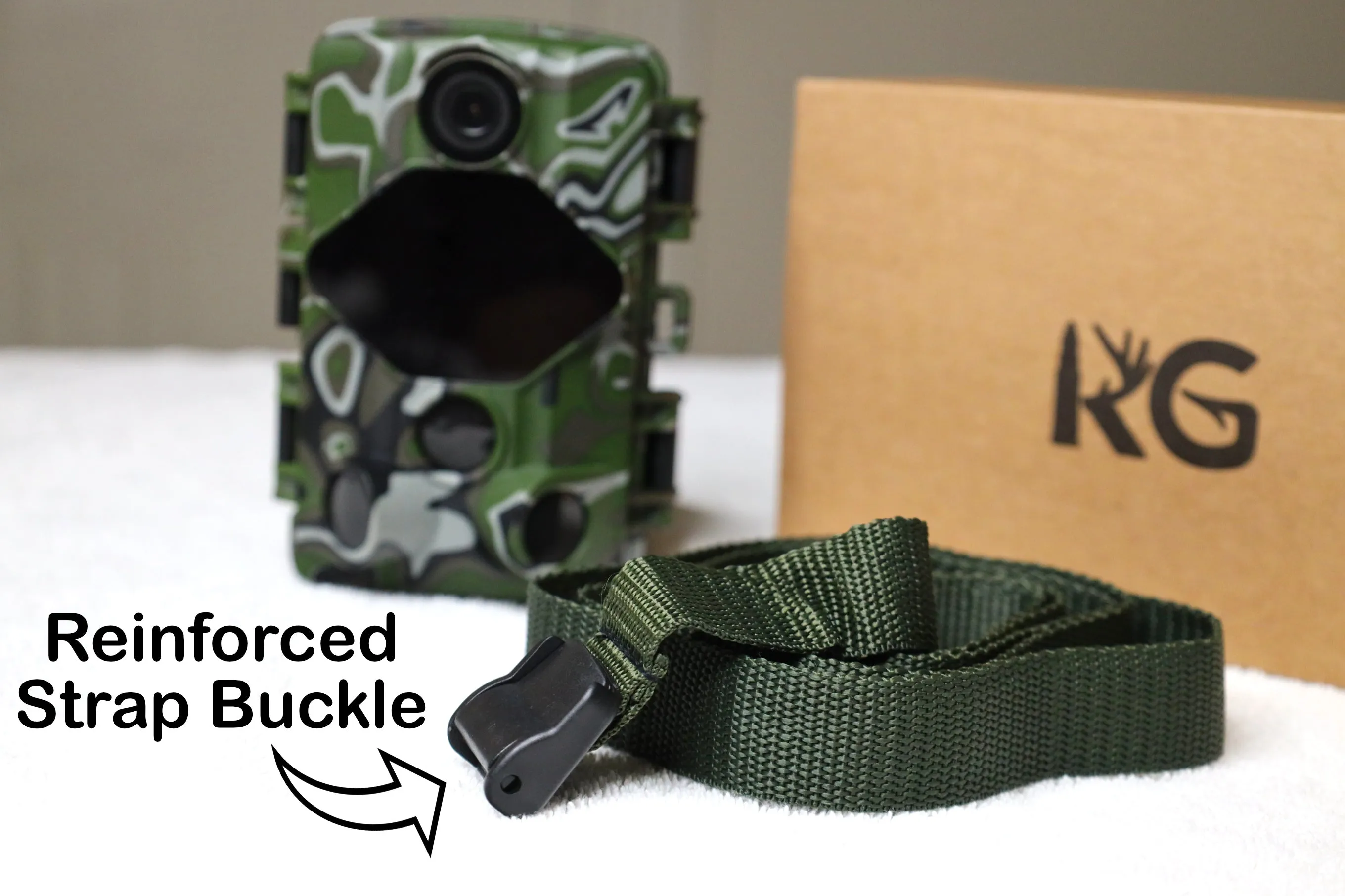 KG High-Resolution Trail Camera with Night Vision and Motion Activation