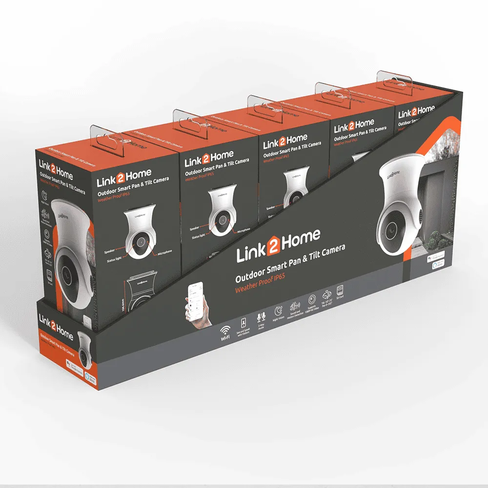 L2H Outdoor Pan & Tilt WiFi Camera
