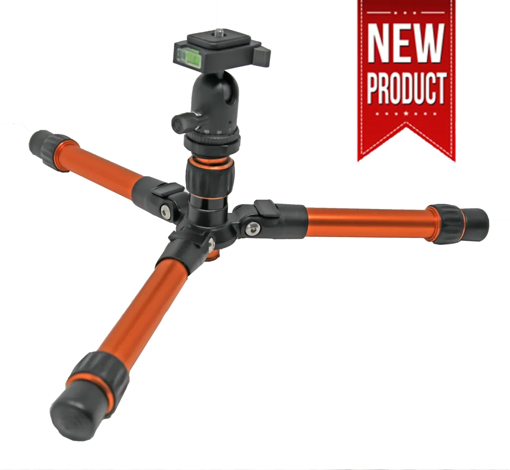 LabRadar Mini Tripod 7" to 18" Aluminum Orange