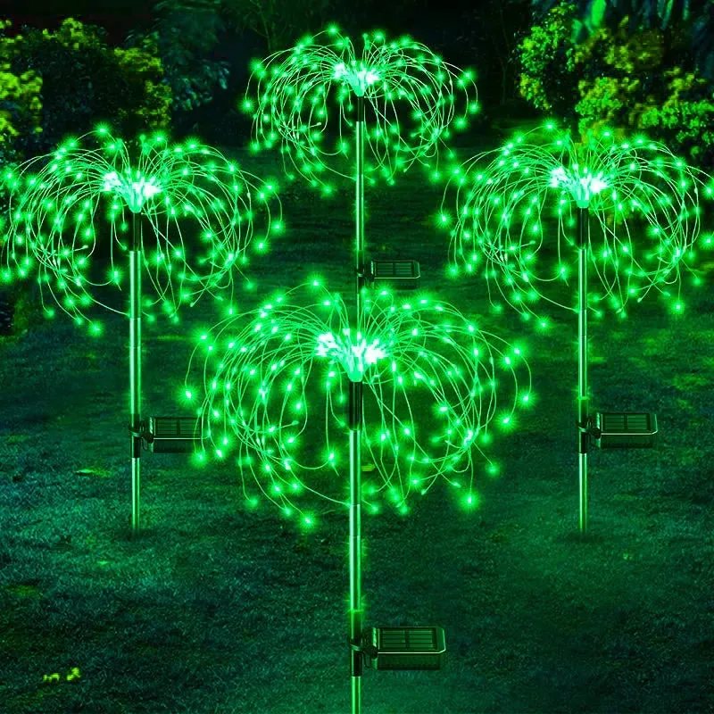 LED Solar Firework Lights Garden Decoration