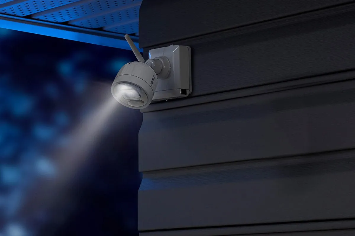 Lorex 2K Spotlight Outdoor Battery Camera with Solar Panel (Add-On)