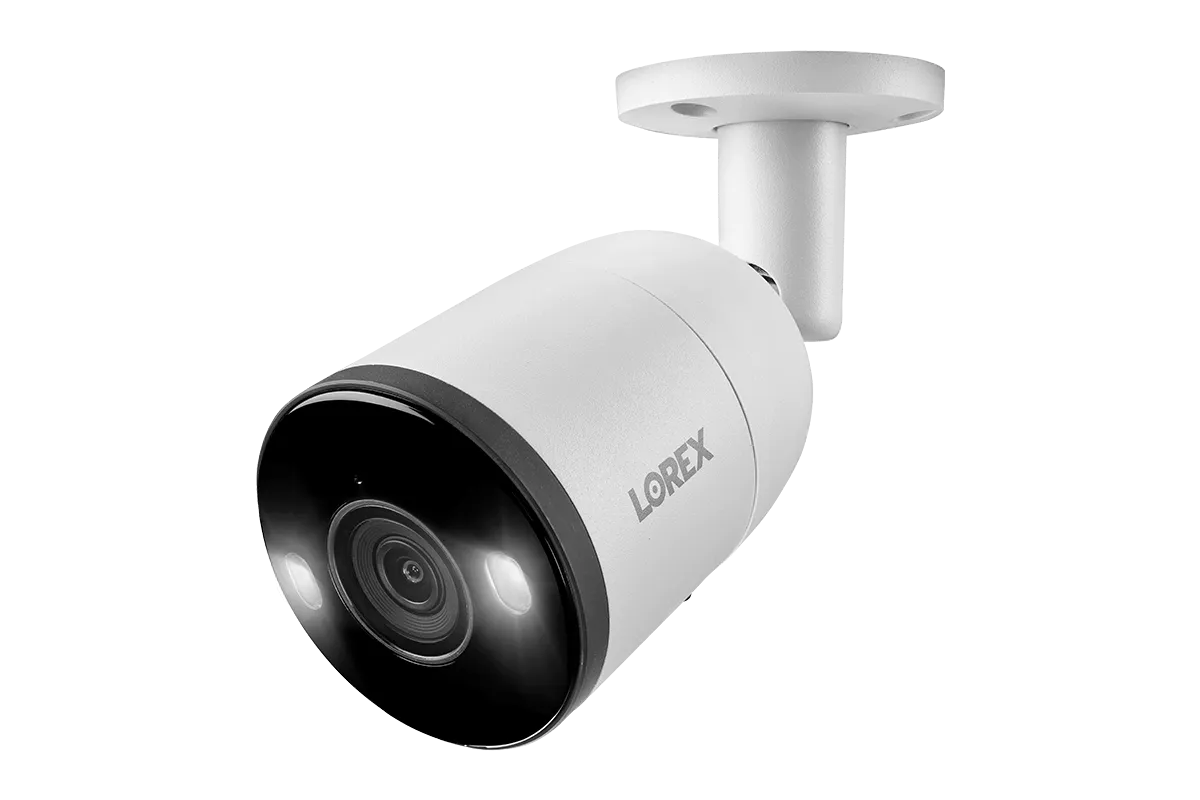 Lorex 4K (8 Camera Capable) Smart Deterrence Wired NVR Security System with Fusion Capabilities, Smart Motion Detection Plus and Smart Sensor Kit