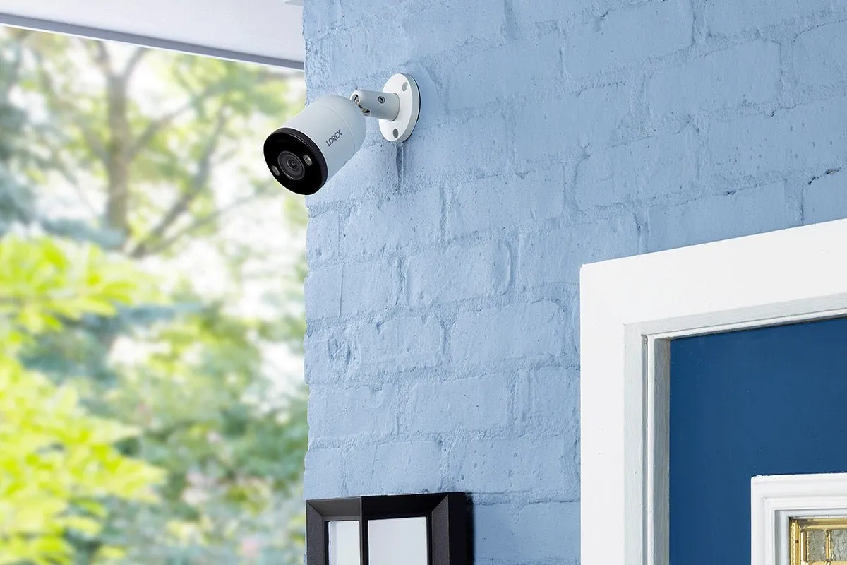 Lorex 4K (8 Camera Capable) Smart Deterrence Wired NVR Security System with Fusion Capabilities, Smart Motion Detection Plus and Smart Sensor Kit