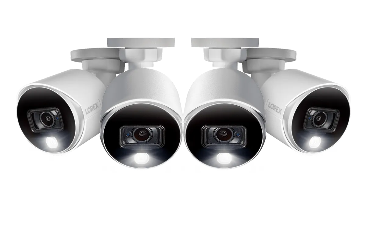 Lorex 4K Active Deterrence Security Bullet Camera