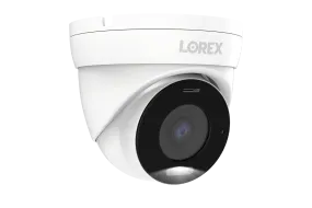 Lorex 4K IP Wired Dome Security Camera with Smart Deterrence and Smart Motion Detection