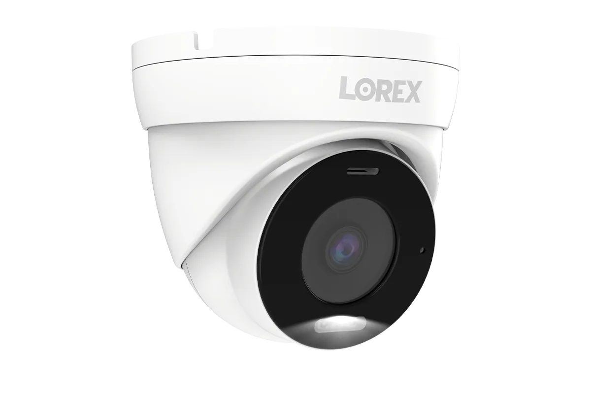 Lorex 4K IP Wired Dome Security Camera with Smart Deterrence and Smart Motion Detection