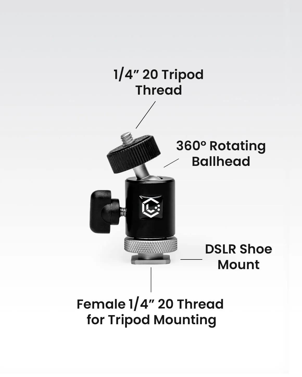 Lume Cube DSLR Camera Mount with Light Stand Adapter