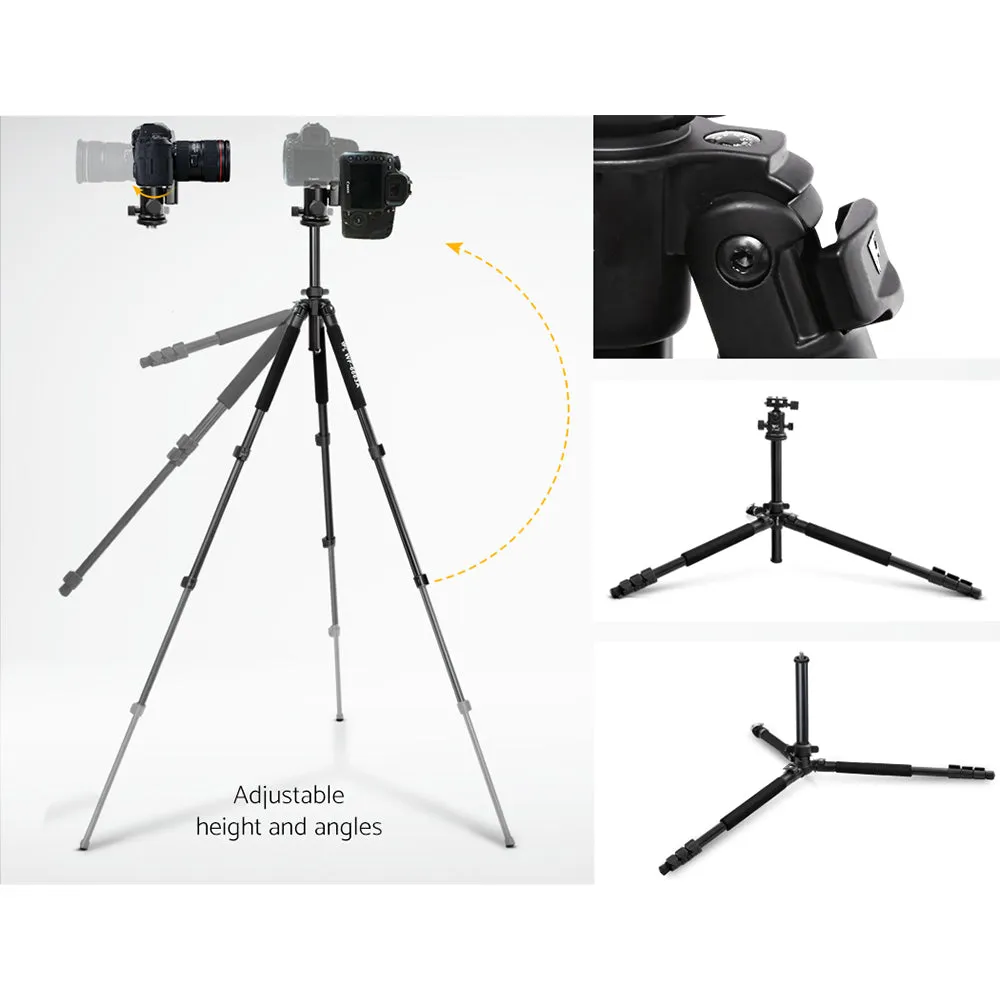 Magnesium Alloy Camera Tripod, 5kg Load - Weifeng