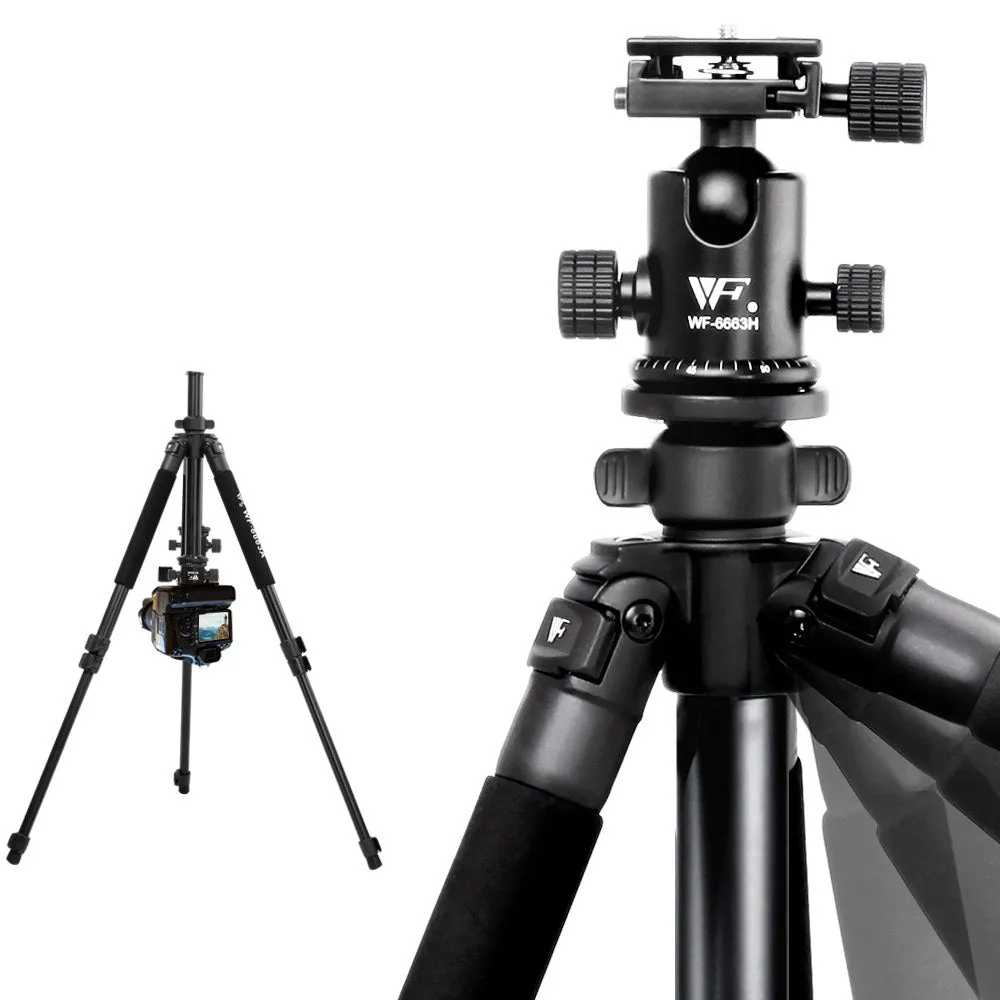 Magnesium Alloy Camera Tripod, 5kg Load - Weifeng
