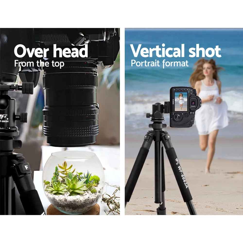Magnesium Alloy Camera Tripod, 5kg Load - Weifeng