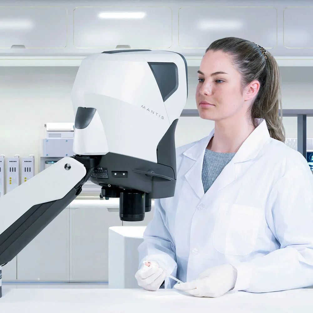Mantis PIXO Stereo Microscope with Integrated HD Camera (3rd Generation) with Verso Arm Stand