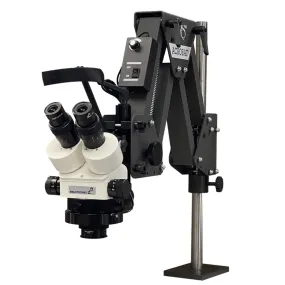 Meiji EMZ-5 Microscope   GRS Acrobat® Classic Microscope Stand Package with 0.5x Objective Lens LED Ring Light