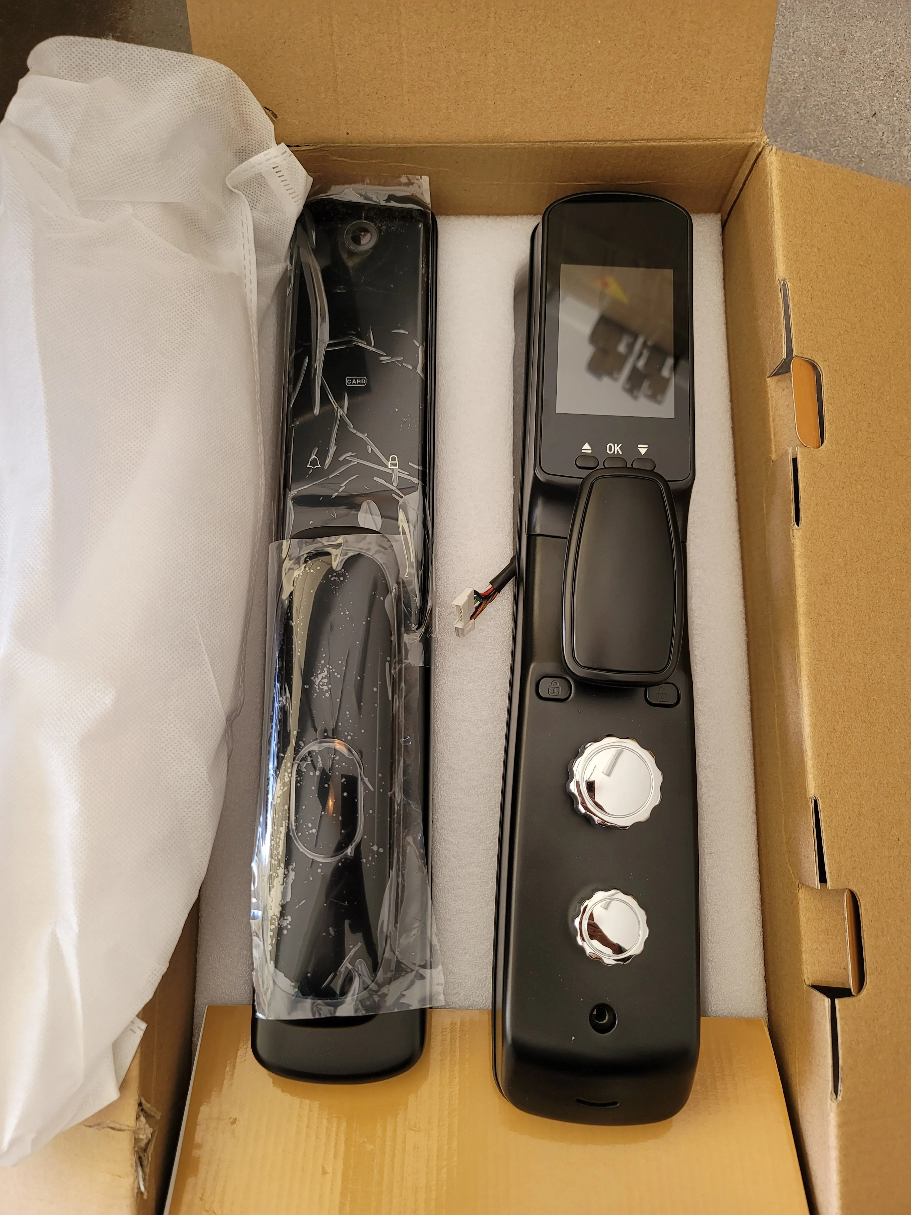 MIDNIGHT Black- Smart Keyless Entry Door Lock With Camera