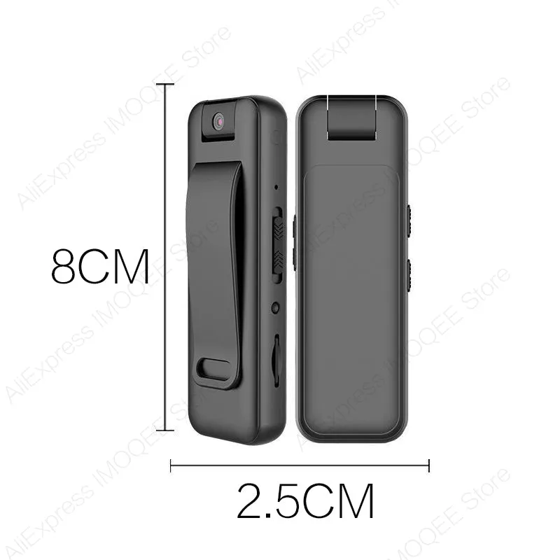 Mini Camera Full Hd 1080P Micro Body Camcorder Nachtzicht Dv Video Voice Recorder Met 180 Roterende Len Smart home Home Camera