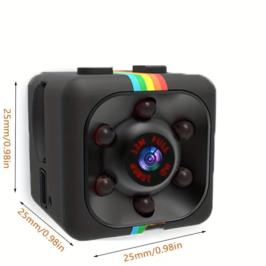 Mini Camera, HD Audio And Video Recording, Night Vision Motion Detection, Small Dog Camera Nanny Camera, Home Security Monitor