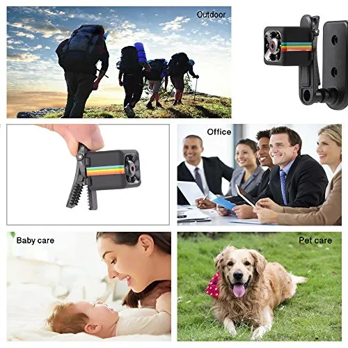 Compact Mini Hidden Body Camera with Night Vision & Motion Detection – Perfect for Indoor & Outdoor Surveillance
