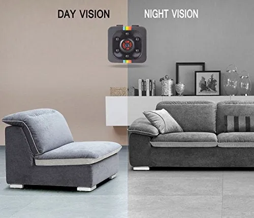 Compact Mini Hidden Body Camera with Night Vision & Motion Detection – Perfect for Indoor & Outdoor Surveillance