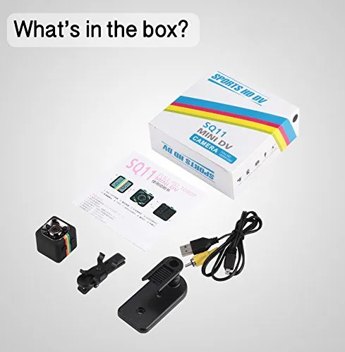 Compact Mini Hidden Body Camera with Night Vision & Motion Detection – Perfect for Indoor & Outdoor Surveillance