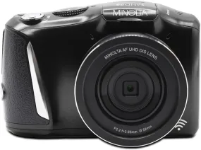 MINOLTA MND55 64 MP Autofocus / 4K Ultra HD Camera w/WiFi (Black)