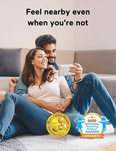 Momcozy Video Baby Monitor, 1080P 5" HD Baby Monitor with Camera and Audio, Infrared Night Vision, 5000mAh Battery, 2-Way Audio, Wide-angle View Temperature Sensor Lullabies and 960ft Range Ideal Gift