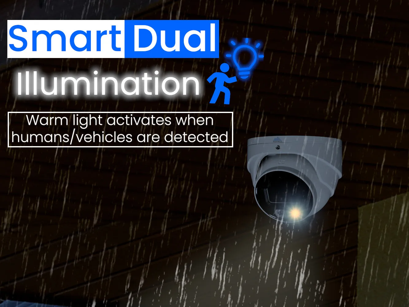 MTT8095 | 8MP 4K Turret Security Camera with SMD  and Smart Dual Illumination