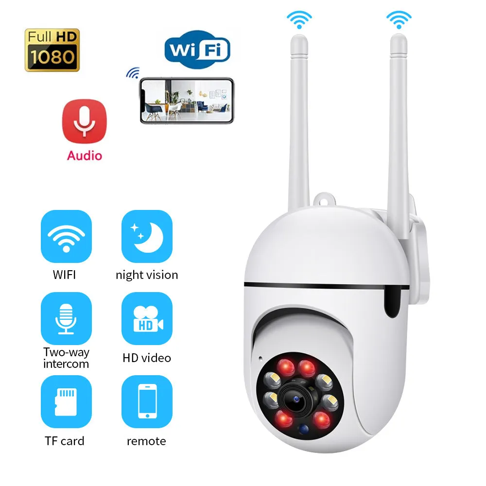 Night Vision Remote HD Indoor And Outdoor Wall-mounted Bulb Camera