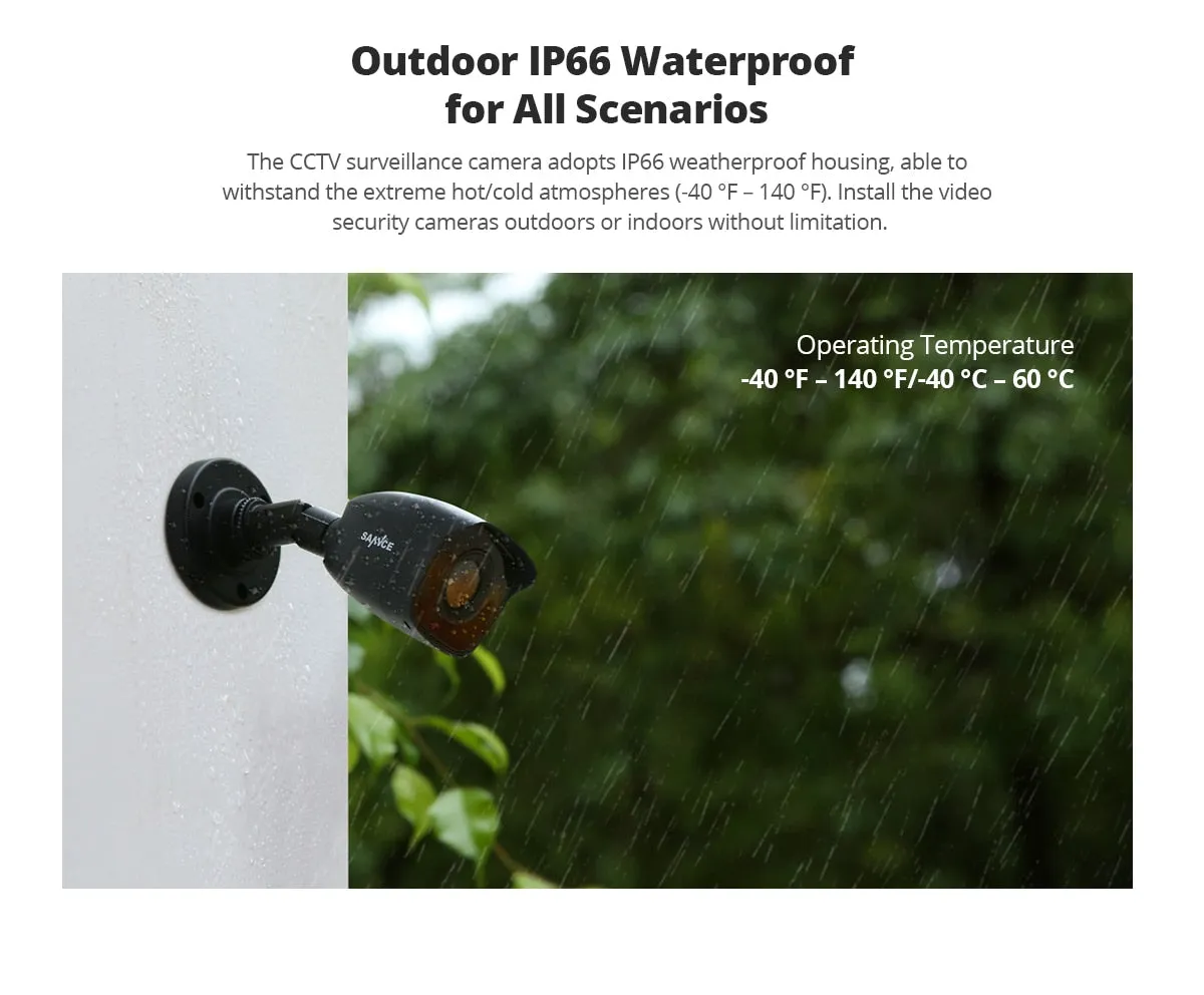 Outdoor CCTV 4CH Video Surveillance DVR  Monitor