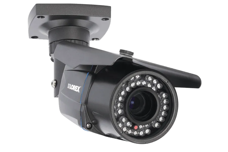 Outdoor Security Camera with Varifocal Zoom Lens - 165FT Night Vision