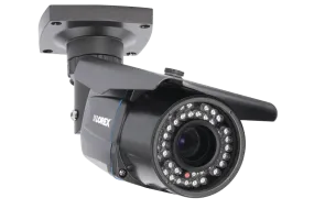Outdoor Security Camera with Varifocal Zoom Lens - 165FT Night Vision