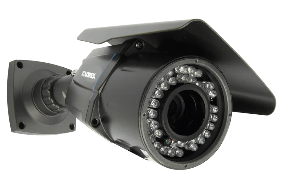 Outdoor Security Camera with Varifocal Zoom Lens - 165FT Night Vision