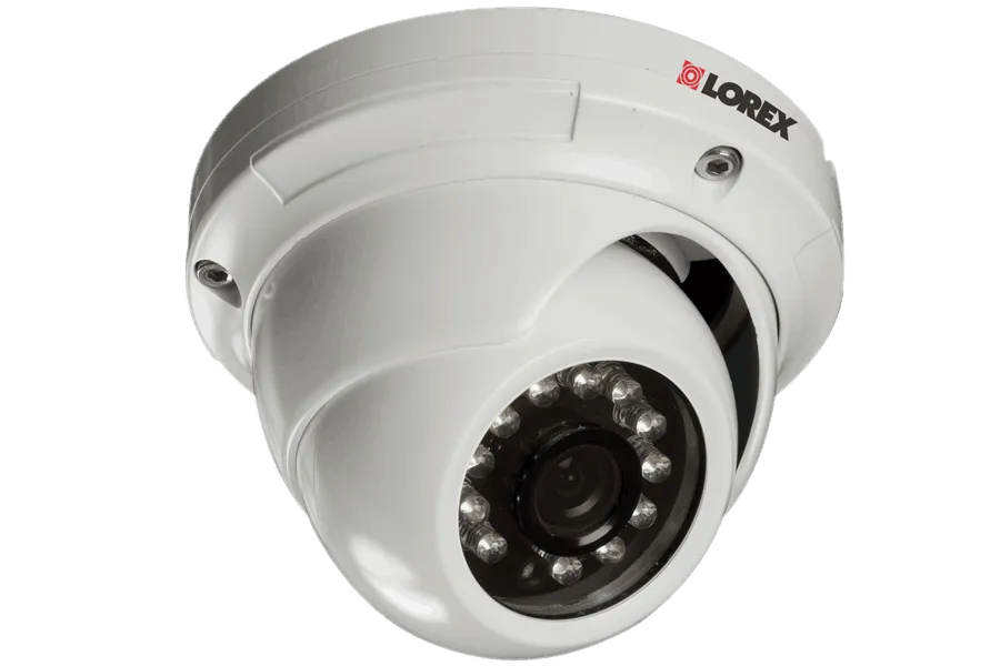 Outside security camera dome with night vision