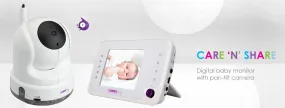 Pan tilt baby camera with monitor