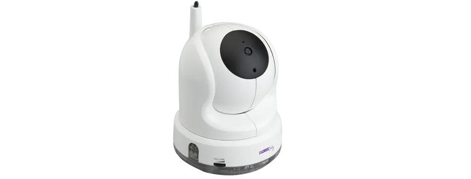 Pan tilt baby camera with monitor