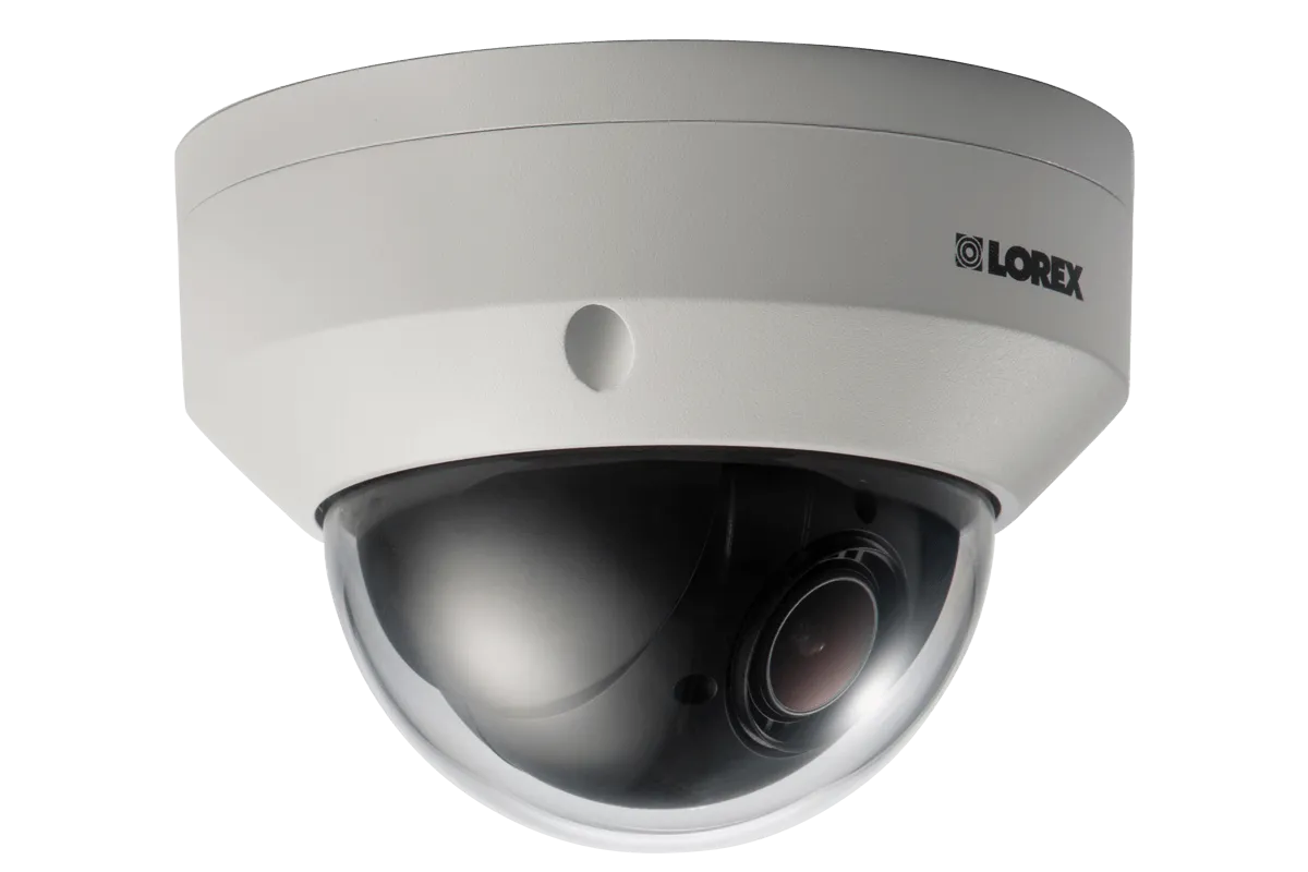 Pan-Tilt-Zoom Outoor Metal Camera, 4x Optical Zoom with 1080p HD Video & Color Night Vision