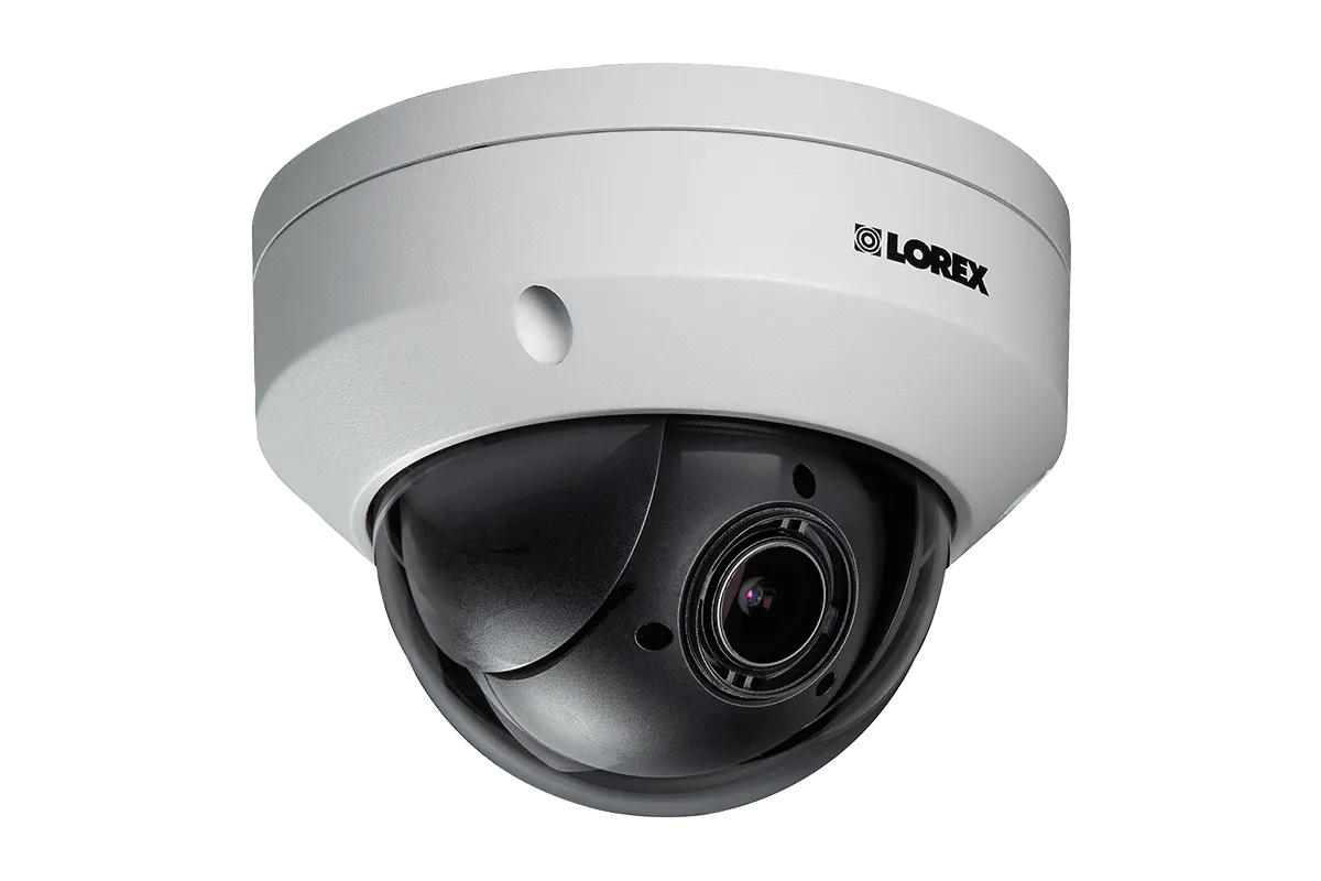 Pan-Tilt-Zoom Outoor Metal Camera, 4x Optical Zoom with 1080p HD Video & Color Night Vision