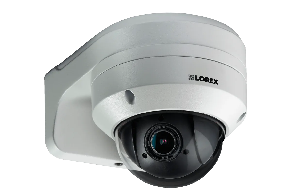 Pan-Tilt-Zoom Outoor Metal Camera, 4x Optical Zoom with 1080p HD Video & Color Night Vision
