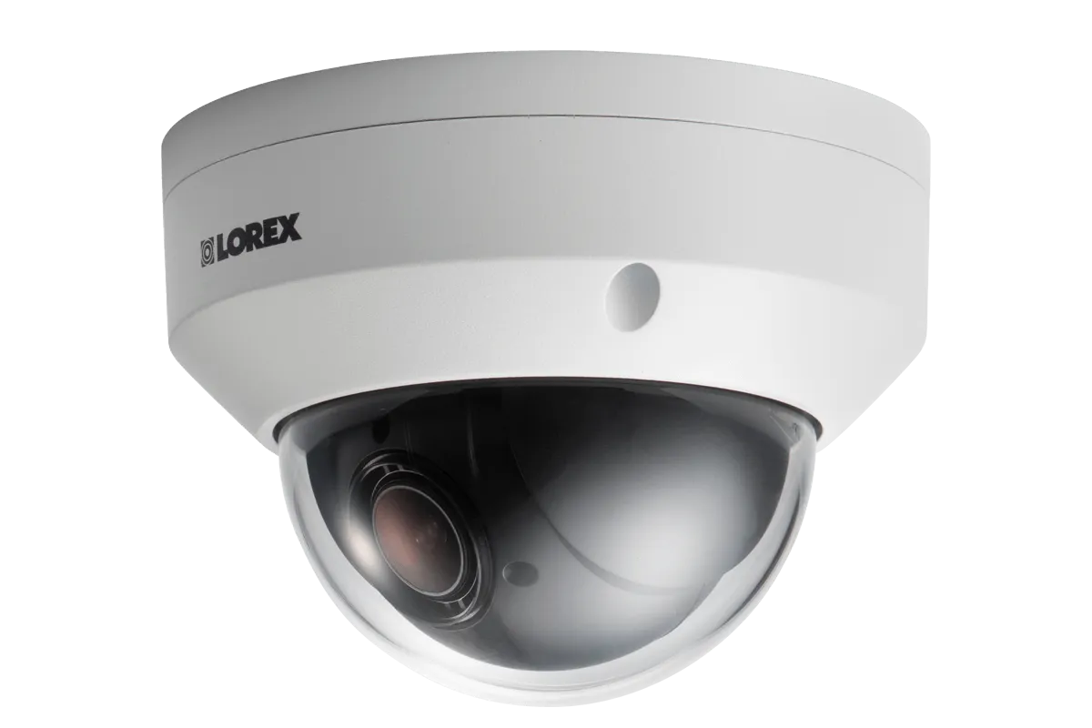 Pan-Tilt-Zoom Outoor Metal Camera, 4x Optical Zoom with 1080p HD Video & Color Night Vision