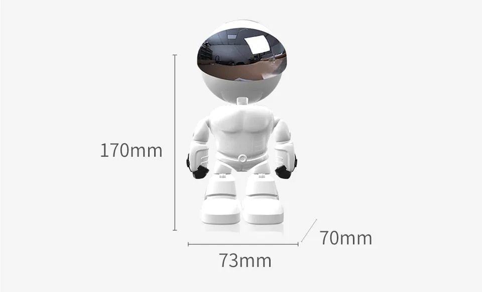 Panoramic Rotatable Robot Security Camera
