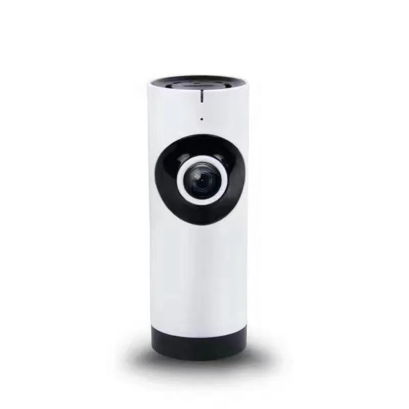 Panoramic View Home Security Camera Clever WiFi Monitor For iPhones Android (White)
